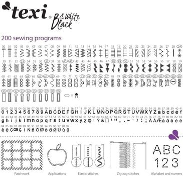 Symaskine Texi Black&White - 4