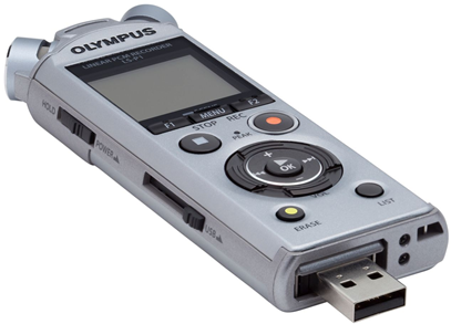 Draagbare digitale recorder Olympus LS-P1 Silver - 3