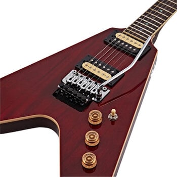 Electric guitar Dean Guitars V 79 Floyd Trans Cherry - 4