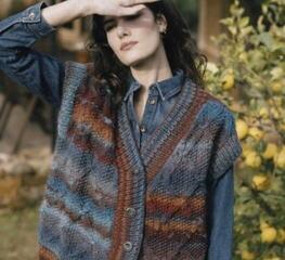 Przędza dziewiarska Katia Azteca 7856 Brown/Black/Beige/Maroon Przędza dziewiarska - 5