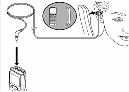 Microfoon voor digitale recorders Olympus TP-8 - 3