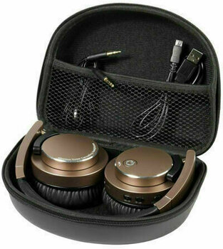 Wireless On-ear headphones Vivanco HighQ AUDIO BT Gold/Grey - 2