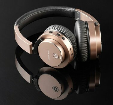 Wireless On-ear headphones Vivanco HighQ AUDIO BT Gold/Grey - 4