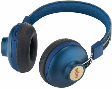 Wireless On-ear headphones House of Marley Positive Vibration 2 Wireless Denim - 4
