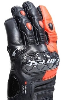 Motorcycle Gloves Dainese Carbon 4 Short Black/Fluo Red M Motorcycle Gloves - 5