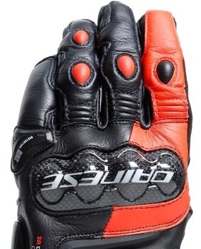 Motoristične rokavice Dainese Carbon 4 Short Black/Fluo Red M Motoristične rokavice - 7