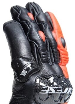 Motorcycle Gloves Dainese Carbon 4 Short Black/Fluo Red M Motorcycle Gloves - 9