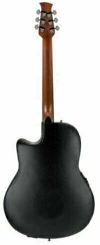 Elektro-akoestische gitaar Ovation Applause AE44IIP Mid Cutaway Transparent Black Flame - 2