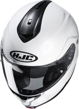 Helm HJC C91N Solid Pearl White M Helm - 2
