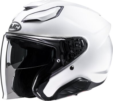 Helm HJC F31 Solid Pearl White L Helm - 2