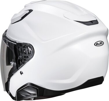 Helm HJC F31 Solid Pearl White L Helm - 3