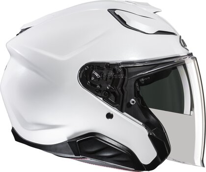 Helm HJC F31 Solid Pearl White XS Helm - 5