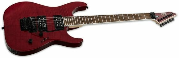 Guitare électrique ESP LTD M-200FM See Thru Red (Déjà utilisé) - 3