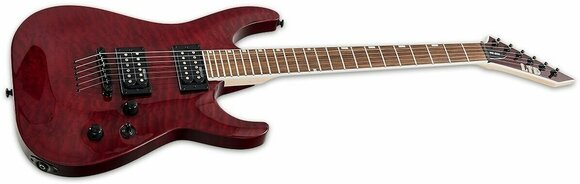 Elektrische gitaar ESP LTD MH-200QM-NT SeeThru Black Cherry - 3