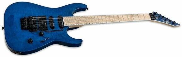 Electric guitar ESP LTD MH-203QM See Thru Blue - 3