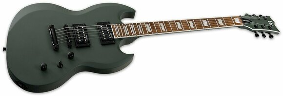 Electric guitar ESP LTD Viper-256 Military Green Satin - 2