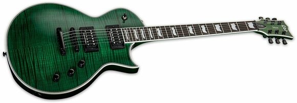 Elektrische gitaar ESP LTD EC-1000FM See Thru Green - 2