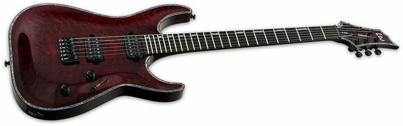 Electric guitar ESP LTD H-1001QM SeeThru Black Cherry - 3