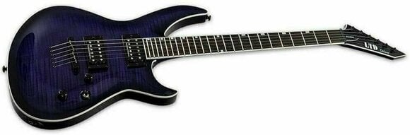 Electric guitar ESP LTD H3-1000FM See Thru Purple Sunburst - 2