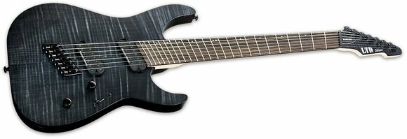 Multi-scale elektrische gitaar ESP LTD M-1007MS See Thru Black Satin - 3