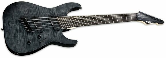 Multi-scale elektrische gitaar ESP LTD M-1008MS See Thru Black Satin - 3