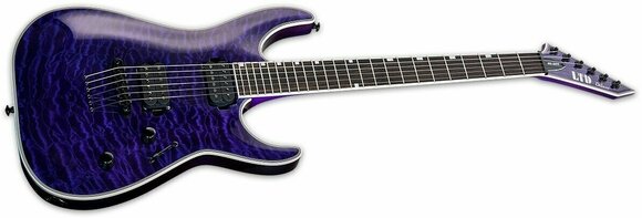 Elektromos gitár ESP LTD MH-1000NT-QM See Thru Purple - 3