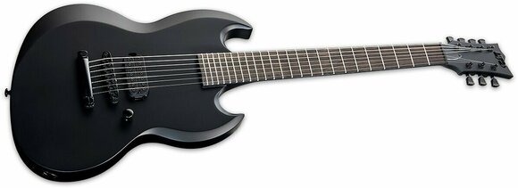 7-strenget elektrisk guitar ESP LTD VIPER 7-BKM BLKS - 4
