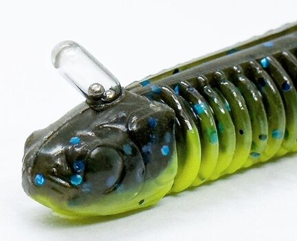 Przynęta Savage Gear Ned Dragon Tail Slug Dark Water Mix Firecracker-Neon Blue-Chartreuse-White Flash-Glow 7,2 cm 3 g Przynęta - 3