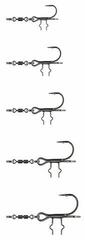 Fishing Hook Savage Gear Spinning T Stinger 2 pcs - 1