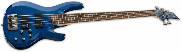 5-string Bassguitar ESP LTD B-205FM See Thru Blue - 3