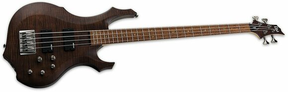 4-string Bassguitar ESP LTD F-204FM Walnut Brown Satin - 2