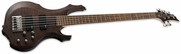 5-string Bassguitar ESP LTD F-205FM Walnut Brown Satin - 3