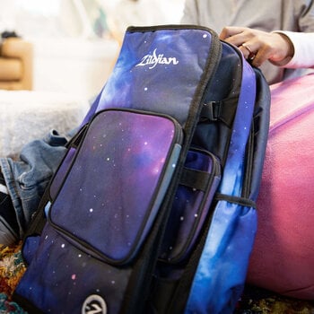 Beschermhoes voor drumstokken Zildjian Student Backpack Purple Galaxy Beschermhoes voor drumstokken - 9