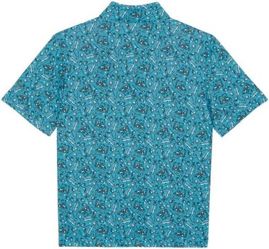Camiseta polo Callaway Boys All Over Golf Printed Polo River Blue XL Camiseta polo - 2