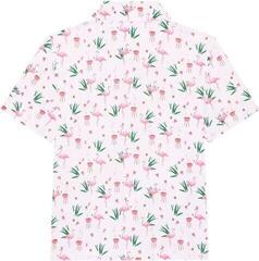 Polo majice Callaway Boys All Over Flamingo Printed Bright White - 1