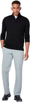 Bluza z kapturem/Sweter Callaway 1/4 Zipped Mens Merino Sweater Black Onyx L - 4