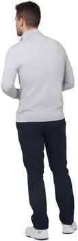 Pulover s kapuco/Pulover Callaway 1/4 Zipped Mens Merino Sweater Pearl Blue Heather L - 5