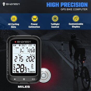 Kerkékpár elektronika Shanren Miles Smart GPS Bike Computer - 2