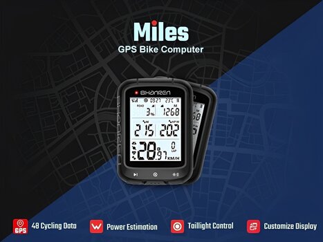 Cyklistická elektronika Shanren Miles Smart GPS Bike Computer - 7