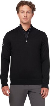 Pulover s kapuco/Pulover Callaway Windstopper 1/4 Mens Zipped Sweater Black Ink M - 3