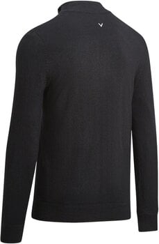 Pulover s kapuco/Pulover Callaway Windstopper 1/4 Mens Zipped Sweater Black Ink S - 2