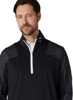 Pulover s kapuco/Pulover Callaway Chev Motion Mens Print Pullover Caviar M - 6