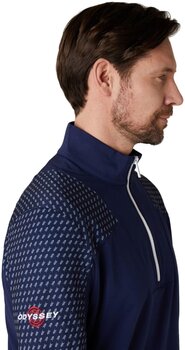 Pulover s kapuco/Pulover Callaway Chev Motion Mens Print Pullover Peacoat S - 5