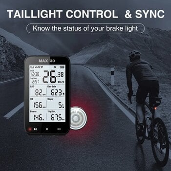 Aparelhos eletrónicos para ciclismo Shanren Max 30 Smart GPS Bike Computer - 4