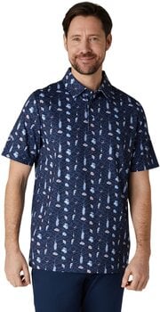 Chemise polo Callaway All Over Golf Mens Essentials Print Polo Peacoat L - 3