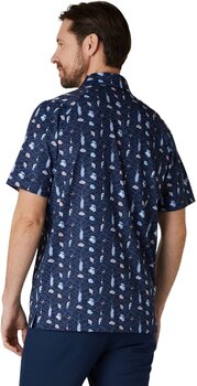 Tricou polo Callaway All Over Golf Mens Essentials Print Polo Peacoat S - 4