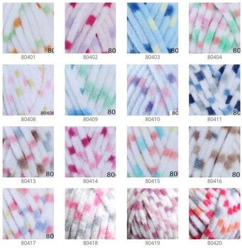 Fios para tricotar Himalaya Dolphin Baby Colors 80412 - 2