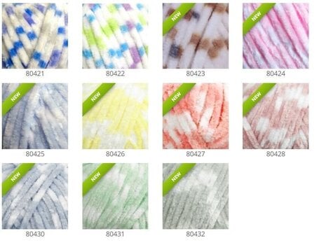 Fios para tricotar Himalaya Dolphin Baby Colors 80412 - 3