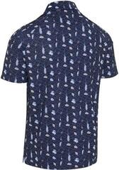 Polo košile Callaway All Over Golf Mens Essentials Print Peacoat - 1