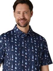 Polo košile Callaway All Over Golf Mens Essentials Print Peacoat - 5